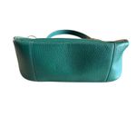 Coach  Pebbled Leather Hobo Shoulder Bag Green 12x10x5 Photo 8