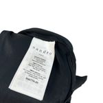 Sandro Double Breasted Blazer Dress Long Sleeve Black Size 1 US 4 Photo 15