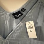 Gap Blue Gauze Dress Photo 4