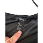 Forever 21  black velvety tank cami dress size large Photo 5