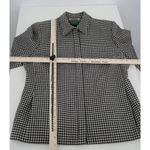 Ralph Lauren Lauren  Houndstooth Wool Blend Blazer Jacket Women's Classic Photo 5
