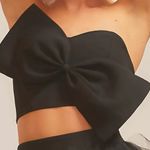 Main Strip Bow Front Strapless Crop Top 🎀 Photo 1