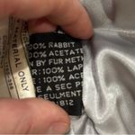 Opera Rabbit Fur Winter Coat Size Medium Gray Photo 6