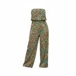 Just Love  Leopard Print Strapless Jumpsuit Photo 1