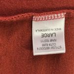 Gibsonlook Cold Shoulder Long Sleeve Brick Red Turtleneck Top Womens Large Photo 9