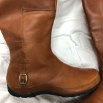 The North Face Camryn Waterproof Tall Leather Riding Boots Brown Size 6.5 Photo 5