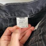 Levi's Levi’s Vintage Y2K 2000’s Black Washed 550 Relaxed Fit Tapered Leg Size 8 Med Photo 5