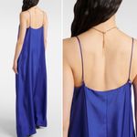 NEW Róhe Silk Strap Kaftan electric blue Maxi Dress SZ 40 US 8 Photo 3