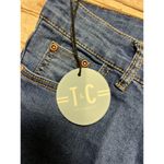 Tea n Cup size 3 raw hem Flare Festival Bell Bottom Blue jeans NWT Photo 3