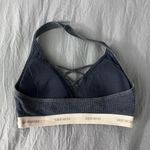 Gilly Hicks Navy Blue Ribbed Halter Bralette Photo 2