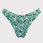 Berlook Green Floral Jacquard Bikini Bottom ONLY 62 Photo 5