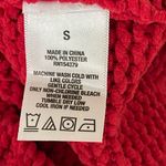 Aeropostale  Chunky‎ Knit Sweater Crewneck Size Small Red New Photo 3