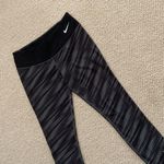 Nike Texas Longhorns Grey Striped Dri-FIT Leggings Tiger Stripe Black Size Small Photo 8