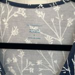 41 Hawthorne Elisse Knit Surplice Dress Navy White Floral Flutter Sleeves Wrap S Blue Photo 4