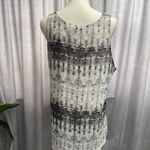 Calvin Klein NWT  Jeans Womens XL Sheer Lined-High Low Sleeveless Top Photo 3