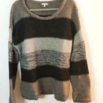 Calvin Klein CK Jeans Sweater Oversized Grey Ombré Stripes Sz XL EUC Photo 0