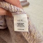 ALC Frank A.L.C. Honeycomb Cable-Knit Wool Cardigan Sweater Small Photo 7