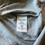 Faded Glory  Gray and White Long Sleeve Tee 1/4 Collared V Neck Top SZ S T Shirt Photo 10