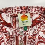 Farm Rio NWOT  Tropical Cameo Belted Romper Size XL 100% Cotton Puff Sleeves Photo 7