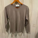 Jason Maxwell Vintage 90’s-Y2K stone gray baby micro ribbed top cotton blend  Photo 5
