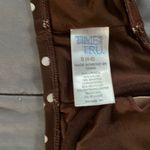 Time And Tru Brown Polka Dot Bikini Top Photo 1