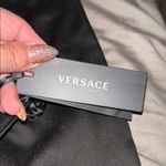 Versace  Black Medusa Pouch with Silver Accents Photo 10