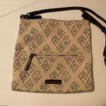 Lucky Brand  Canvas Crossbody Diamond Design Hobo Southwestern Bag Photo 0