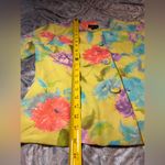 Leslie Fay Vintage  2 Piece Key Lime & Floral Skirt & Top Medium Photo 3