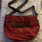 Rosetti  Burgundy and Brown Crossbody Bag Photo 0