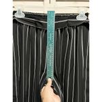 Breeze Forever Wide Leg Pants Size M Striped BlackWhite Tie Elastic Waist‎ Black Size M Photo 1