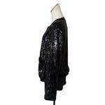 NWT Bagatelle Collection Black Sequin Blazer Jacket Sparkly Cardigan Glam Party Size 3X Photo 2