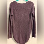 Pink republic  - Dusty Purple Knit Sweater with Lace-Up Detailing (EUC) Photo 1