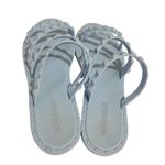 Olivia Miller  Blue Studded Strappy Jelly Sandals Size 10 Photo 2