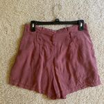 Abercrombie & Fitch Terracotta High Waist Belted Shorts Photo 5