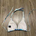 City Streets White and Blue Bikini Top Photo 1