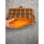 Isabella Fiore Women's Brown Tweed Shoulder Bag Casual Handbag Photo 11