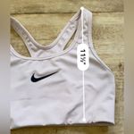 Nike  Dri Fit Swoosh Women’s Sz Small Blush Pink Non Padded Athletic Bra‎ Photo 5