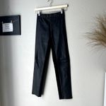 Joseph  Black‎ Lambskin Leather Straight Pull-On Stretch Leggings Size 36 Photo 1