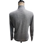 Billy Reid REI‎ Quarter Zip Pullover Long Sleeve Athletic Top Gray Polyester Womens L Photo 1