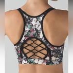 Lululemon  Sweaty Or Not Bra So Fly Butterfly Angel Wing Multi / Black Photo 1