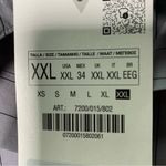 ZARA NWT BELTED STRIPED CROP SHIRT SIZE XXL ref 7200/015 Photo 8