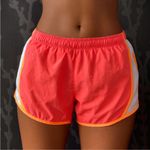 Old Navy Women's Athletic Shorts Neon Coral Running Shorts Size Medium (Pocket) Photo 1