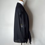 Urban Outfitters Silence + Noise  Black Sleeveless Tie Front Top Photo 4