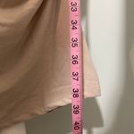 Treasure & Bond NWT Beige Oatmeal Ruched Short Sleeve T-Shirt Dress Midi New Photo 6