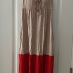 Uniqlo Tomas Maier Colorblock Dress Red Size XS Photo 0