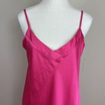 Lucky Brand NWT  Pink Satin‎ Slip Midi DressDress Size Med Photo 1