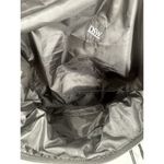 DSW Exclusive-Striped Overnighter Large Tote Bag Black White Canvas Strap Pocket Photo 15