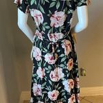 New Women’s Black Floral Dress size XL for size 14 Photo 6