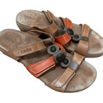 Taos Prize 3 Triple Strap Slides Sandals Sz 8 Photo 0