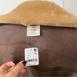 Free People NWT x We The Free Mari Reversible Jacket Coat In Tan Cream Combo Photo 8